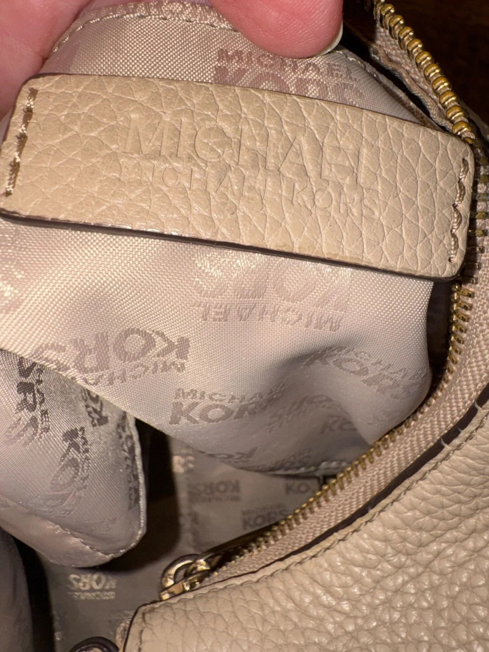 Michael Michael Kors Lydia Large Leather Hobo Bag